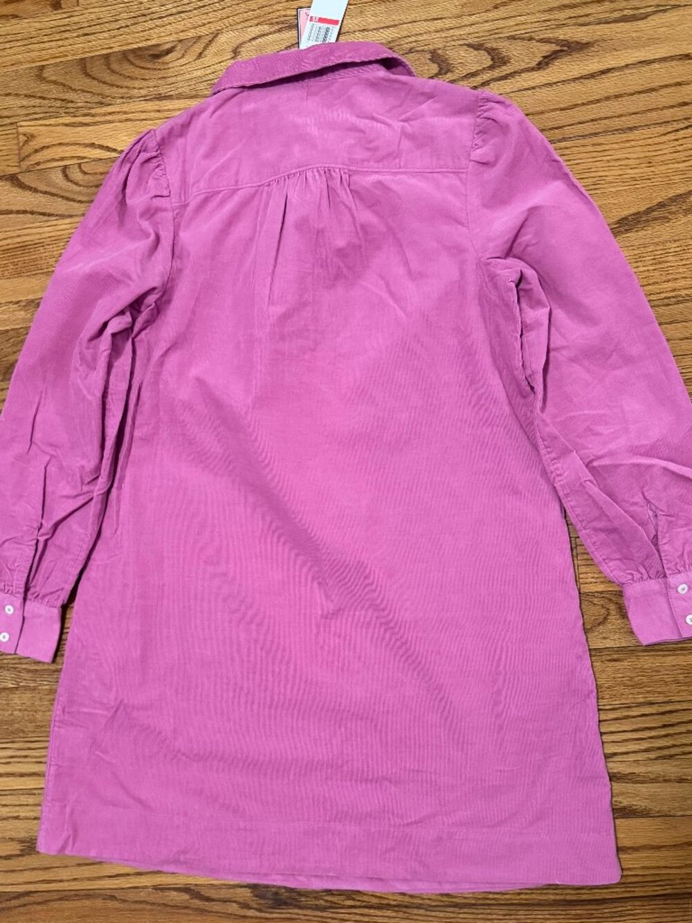 NWT Women's Vineyard Vines Pink Poplin Popover Dress, Size: XS - Picture 4 of 6